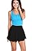 ACEVOG Women's Casual Basic Versatile Stretchy Waist Flared Mini Skater Skirt