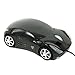 HDE Blue 800DPI LED USB Wired 3D Optical Coupe GT Sports Car Shape Mouse for PC Laptop Notebook