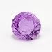 Translucent Precision d14, Amethyst (Purple), no ink