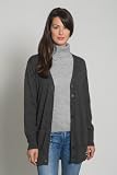 Womens Cashmere & Merino Original Long Vee Cardigan