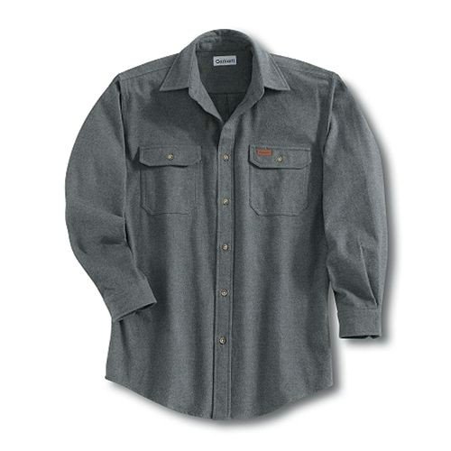 Buy Carhartt Mens Heavyweight Solid Flannel Work Shirt by Carhartt