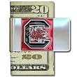 American Metal CMCL63 College Large Money Clip- South Carolina Gamecocks