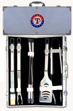 MLB Texas Rangers 8 Piece BBQ Set