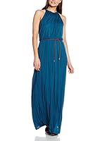 Cortefiel Vestido Largo (Azul Petróleo)