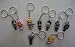 9 Naruto and Character Keychains Keyring Set