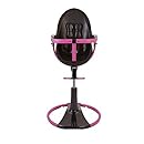 Bloom Fresco Chrome Giro Highchair, Black/Pink
