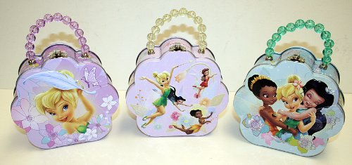 TINKERBELL Tin PURSE Beaded Handle CARRY-ALL