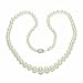Sterling Silver Graduated Freshwater Cultured Pearl Necklace