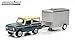 1967 Ford Bronco Blue & Small Cargo Trailer Hitch & Tow Series 2 1/64 by Greenlight 32020B