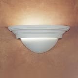Minorca Wall Sconce (White) (11"w x 5.5"h x 4"d)