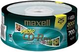 48x Photo Pro Write-Once CD-R - 25 Spindle