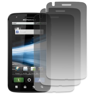 EMPIRE 3 Pack of Screen Protectors for AT&T Motorola Atrix 4G MB860