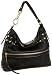 Steven by Steve Madden Summer Fling Hobo,Black,one size