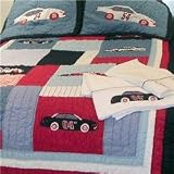 Pit Stop- Full / Queen Quilt with 2 Shams