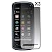 3 Pack of Premium Reusable LCD Screen Protector for Nokia XpressMusic 5800