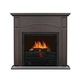 Flametec 190-2628FCN 1250-Watt Electric Fireplace Heater, Chestnut
