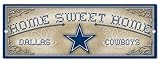 Dallas Cowboys Home Sweet Home Country D&Atilde;&copy;cor Wood Sign