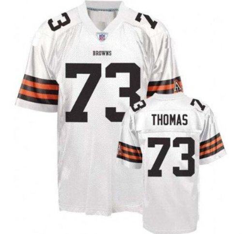 Cleveland Browns #73 Joe Thomas White NFL Jerseys Authentic Football Jersey Size 48-56 (Please Select the Size When You Order, Can Do Drop Shipping)