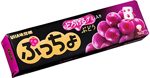 味覚糖 ぷっちょスティック ぶどう 10粒×10本