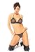 Allure Leather Leather & Fishnet Set