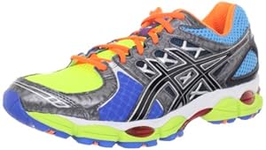 ASICS Men's GEL-Nimbus 14 Running Shoe,Lite Bright/Black/Blue,11 M US