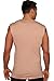 ALBERT KREUZ Men's Invisible Sleeveless v-Neck Business Undershirt Stretch Cotton Nude Beige