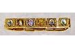 Gold Plated Bracelet with Various Religious Figures