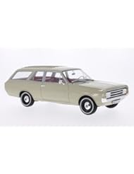 Toy: Opel Rekord C Caravan, beige, 1970, Model Car, Ready-made, BoS-Models 1:18 - BoS-Models