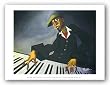Piano Man II (mini) by Justin Bua 7.75"x10" Art Print Poster African-American