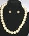 chihuahua47  - One Strand Faux Ivory Pearls Short Chain on