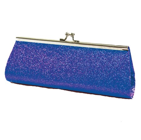 Royal Blue Glitter Twist Clutch Handbag