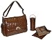 Monique Diaper Bag in Chocolate