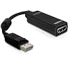DELOCK Adapter DP-St > HDMI-Bu 22,5cm black