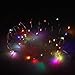 SINOLLC 5M 50LEDs Mullti-Color Changing Flexible LED Copper Strings Light AA Battery Operated LED Silver Wire Multi-color Starry Copper Wire