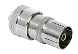Coaxial Line Socket - Female Coax Plug - Pack of 2