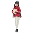 Anna Sophia in Red English Riding Outfit