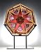 Purple Heptagon Window Sculpture