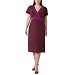 Women's Plus Size Mossimo® Printed Tieback Dress - Brown/ Rosa