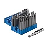Silverline Chrome Vanadium Security Bit Set 33pce 50mm Tamper Proof Fastening