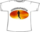 Leichtathletik Goettin; Frauen T-Shirt weiss