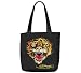 Don Ed Hardy Tiger Shopper Tote Bag Ness -schwarz