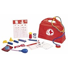 Simba 105545506 - Doktorkoffer, 13-teilig, rot