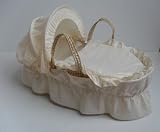 from Woodform Woodform Simply Elegant Cream Broderie Anglaise Moses Basket