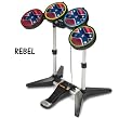 Rock Band Drum Skins, Fits Xbox 360 / PS3 / PS2 / WII Rockband Drums - Rebel Flag