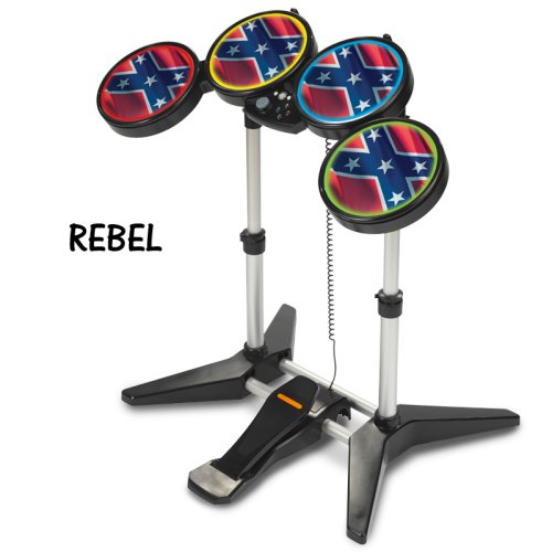 Rock Band Drum Skins Rebel Flag Xbox 360PS3