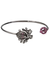 Borgioni Medusa and Snake Open Cuff Bracelet