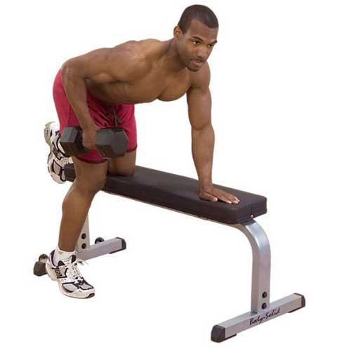 Cheap Body Solid Barbell and Dumbbell Flat Weight Bench GFB350