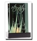 Candle Multipliers- Salt Lake Temple Spires with Eternity Inscribed on the Glass- This Beautifully Inscribed Candle Multipliers Is a Perfect Gift for Weddings, Birthdays, Special Achievements, and Any Other Occasions- Great for All LDS Families- Heartwarming Decor for Any Home- Stands 5 Inches By 7 Inches- Comes in Three Different Styles, Eternity, Faith Precedes the Miracle, and We Are Made Alive in Christ Because of Our Faith- Only $19.99