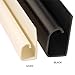 Electriduct Large Hook Channel Cable Raceway Desk Cord and Wire Organizer - 58 Inch (Pack of 2) - Black