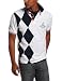 Nautica Men's Golf Coast Argyle Polo Shirt